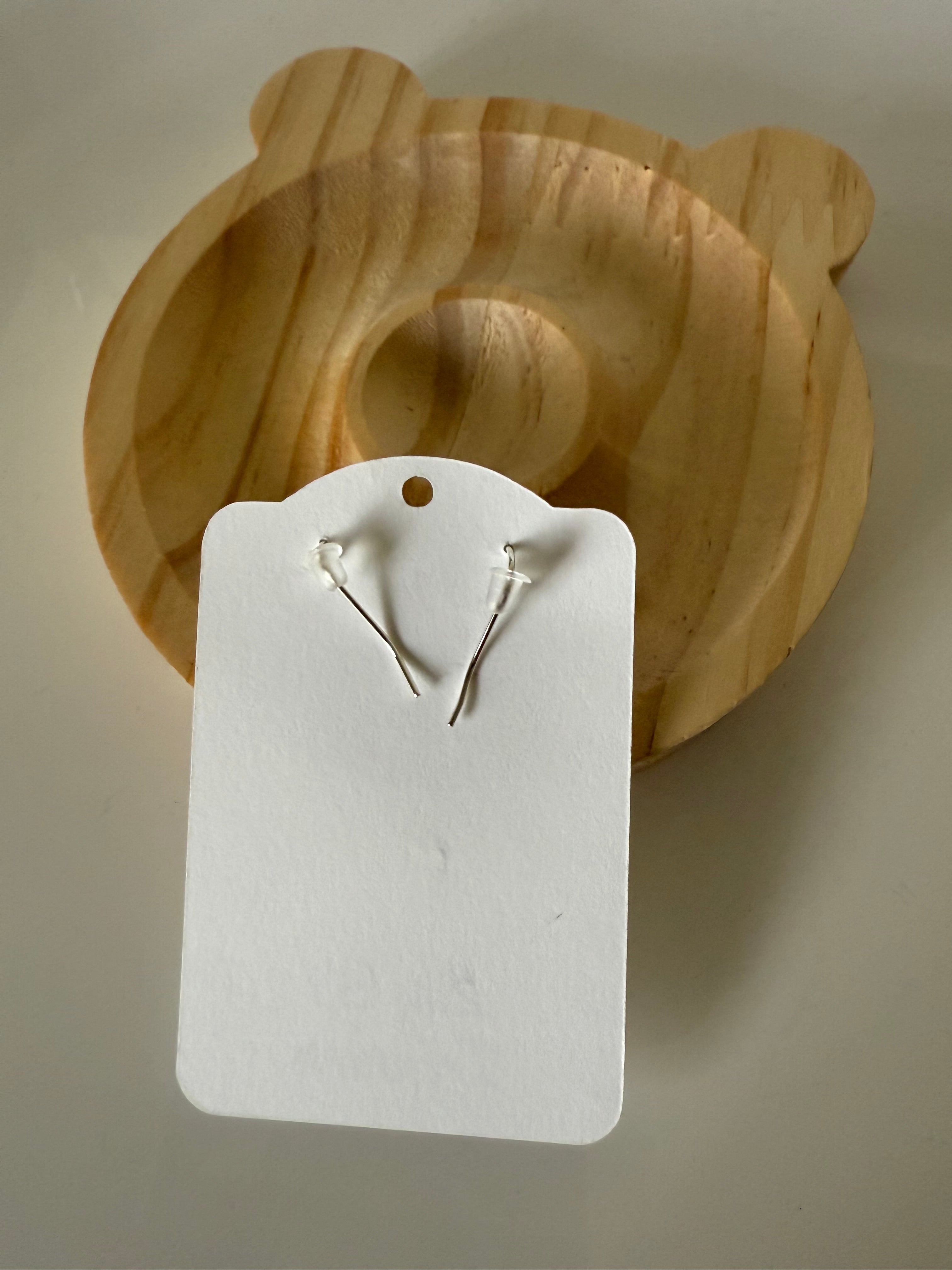 Black & White Cow Print Cowboy Boot Earrings